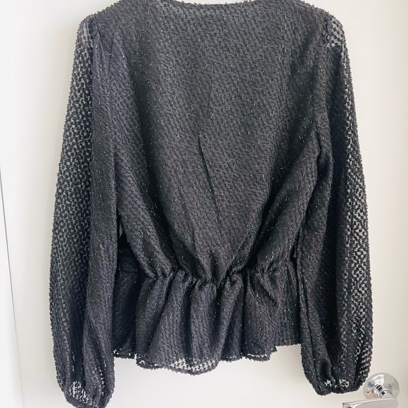 CLEARANCE Buffalo Sparkly Black Knit Top - Picture 2 of 6